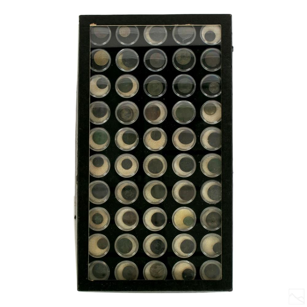 Seminole & Civil War Army Buttons Field Collection sold by Hill Auction Gallery, lot 611 — auction record photograph