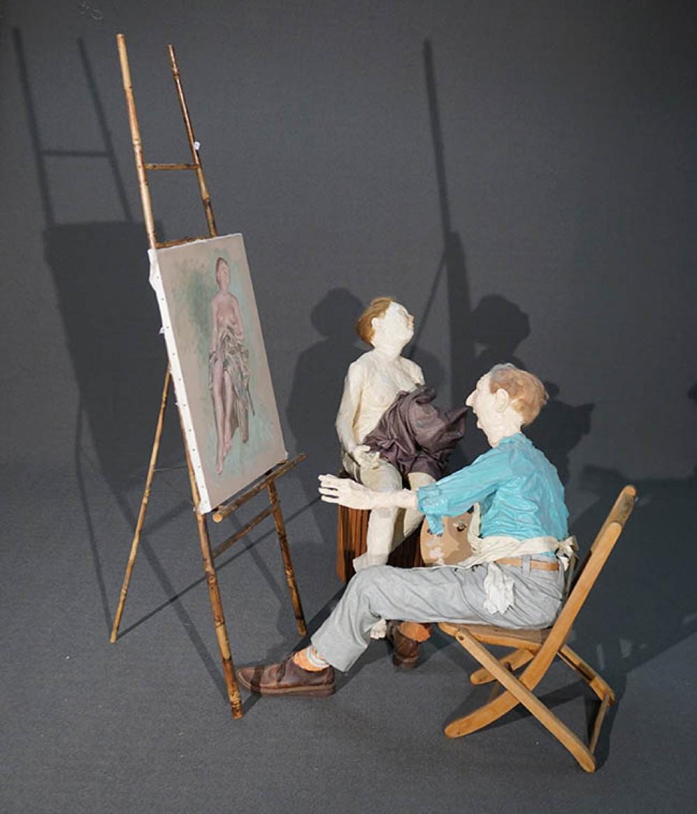 kay ritter american b 1950 artist and model painted papier mache and mixed media · Weschler's · 2021-03-09 Kay Ritter comparable auction result: kay ritter american b 1950 artist and model painted papier mache and mixed media