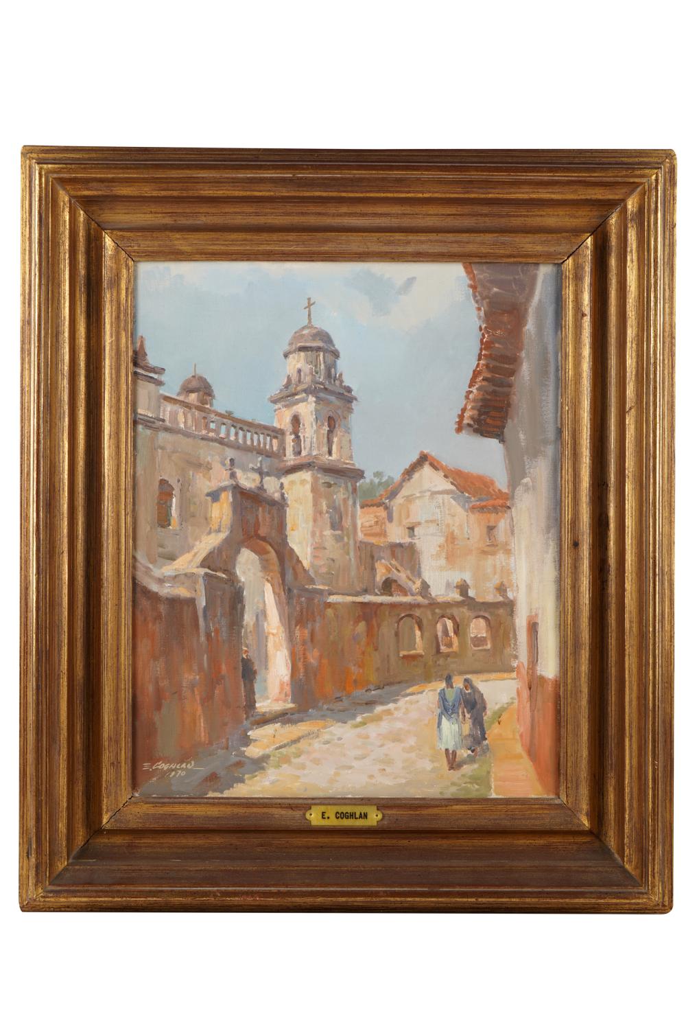 edgardo coghlan 1928 1995 beside the basilica · Abell Auction · 2021-03-11 Edgardo Coghlan comparable auction result: edgardo coghlan 1928 1995 beside the basilica