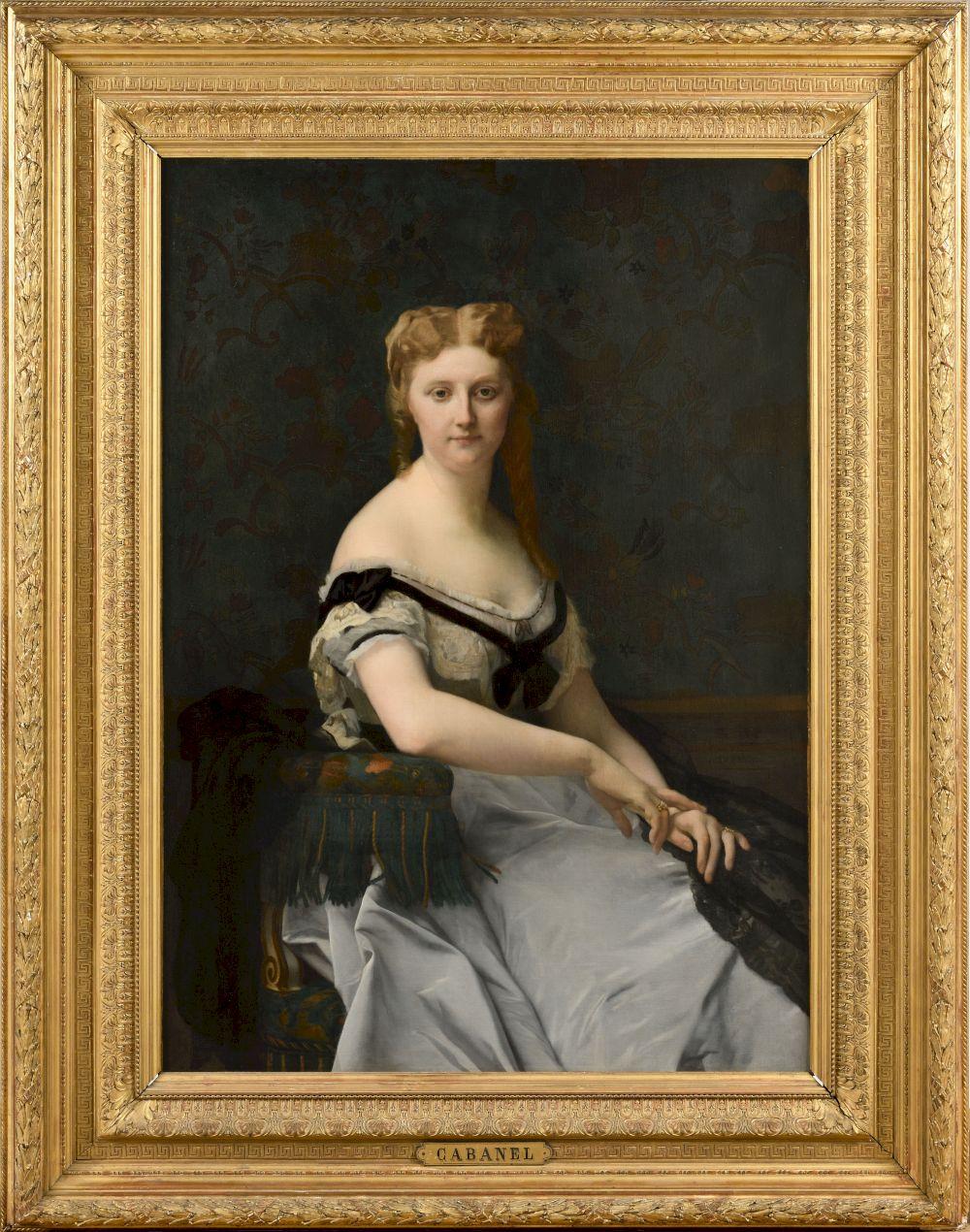 Alexandre Cabanel comparable auction result: alexandre cabanel montpellier 1823 paris 1889 portrait de madame toile sign et dat en ba