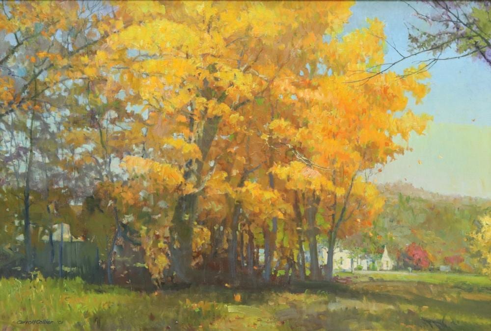 carroll collier tx 1923 2017 autumn landscape · Austin Auction Gallery · 2021-03-20 Carroll Collier comparable auction result: carroll collier tx 1923 2017 autumn landscape
