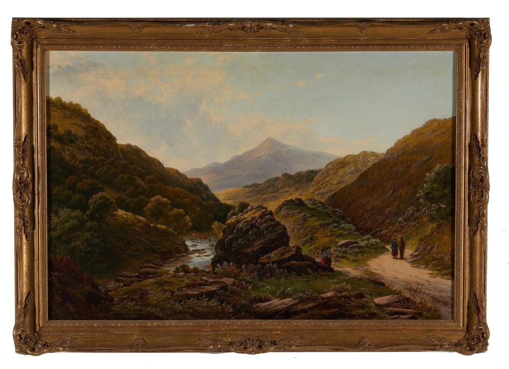 Julius Godet comparable auction result: julius godet