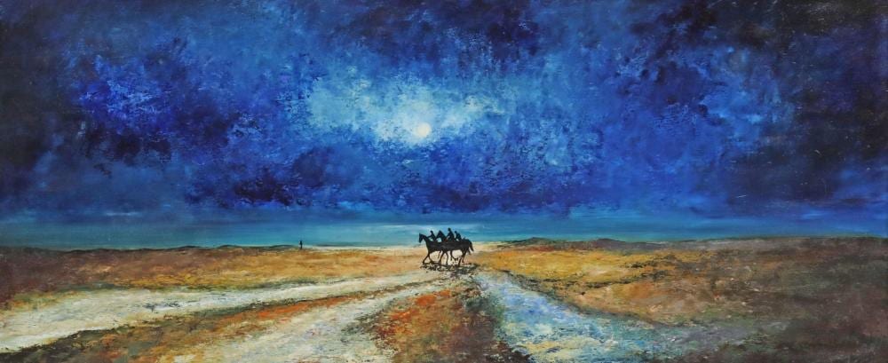 raymond klee 1924 2013 three horsemen painting · Austin Auction Gallery · 2021-03-21 Raymond Klee comparable auction result: raymond klee 1924 2013 three horsemen painting