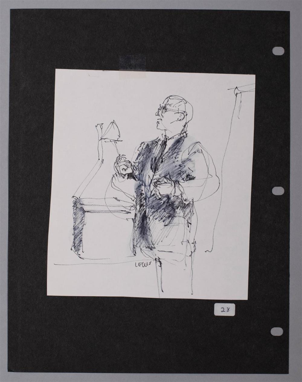 john chapman lewis american 1920 1995 two folios of figure drawings drawings in mixed media of varying sizes in 8 1 2 x 11 in sl · Potomack Company · 2021-03-24 John Chapman Lewis comparable auction result: john chapman lewis american 1920 1995 two folios of figure drawings drawings in mixed media of varying sizes in 8 1 2 x 11 in sl