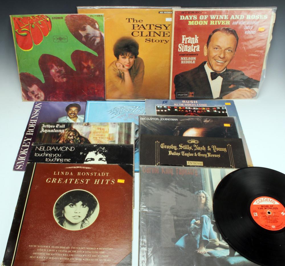 70'S RECORDS + BEATLES, MONKEES, THE EAGLES sold by Converse Auctions, lot 326 — auction record photograph
