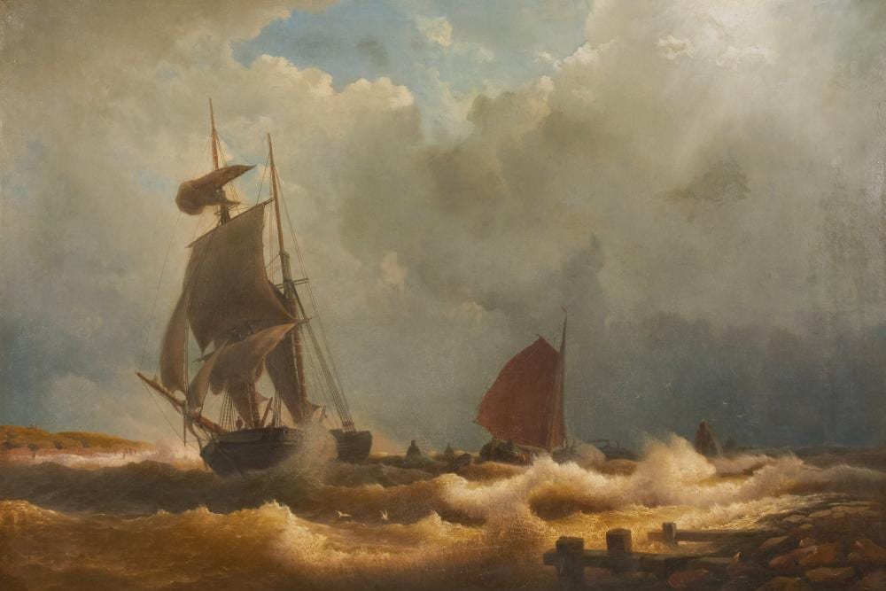 Hermann Mevius comparable auction result: hermann mevius channel passage