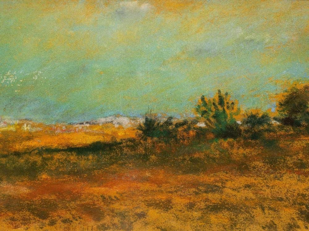 Pieter Wenning comparable auction result: pieter wenning sa 1873 1921 pastel landscape signed 15 x 34