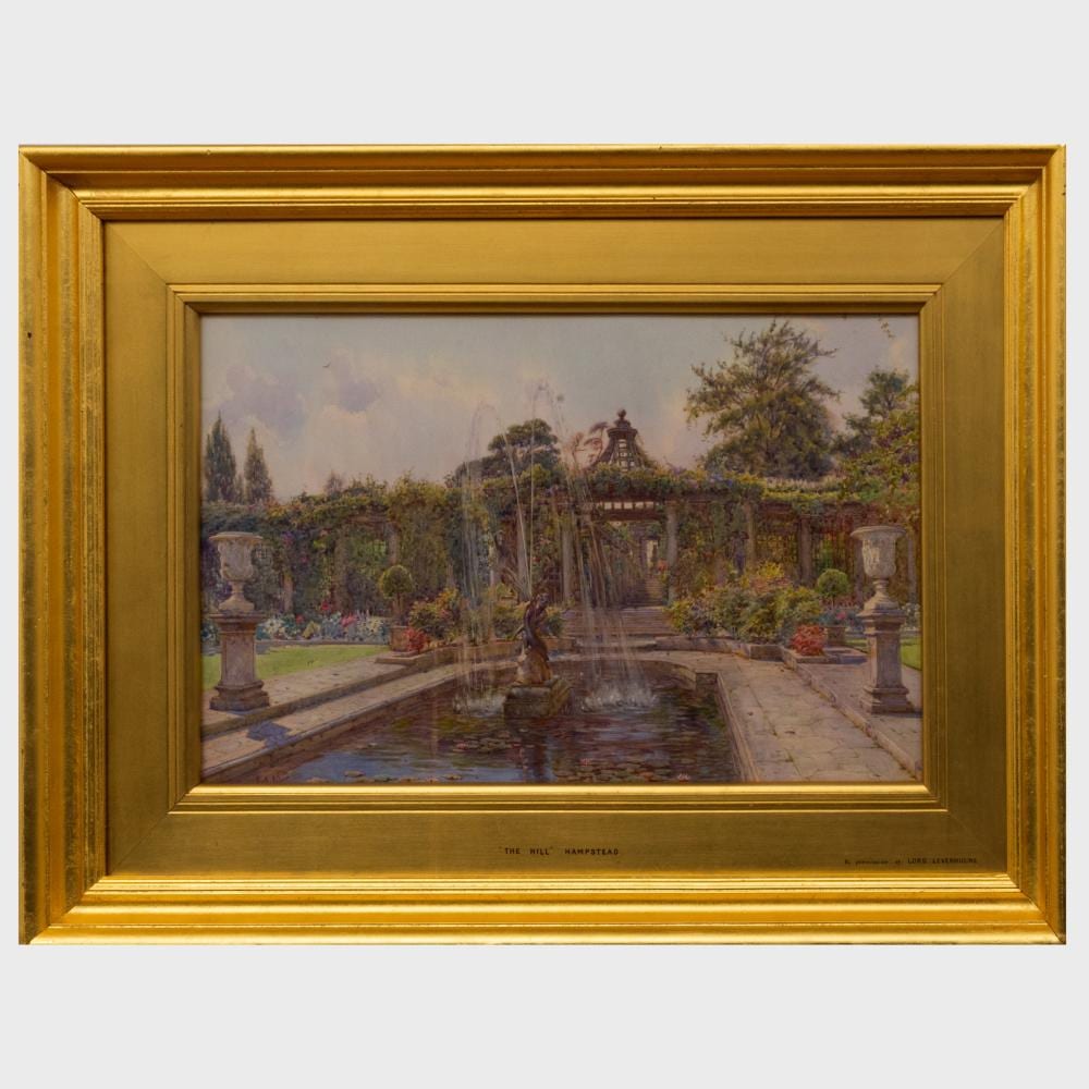 E. Arthur Rowe comparable auction result: ernest arthur rowe 1863 1922 the hill hampstead the garden of lord leverhulme