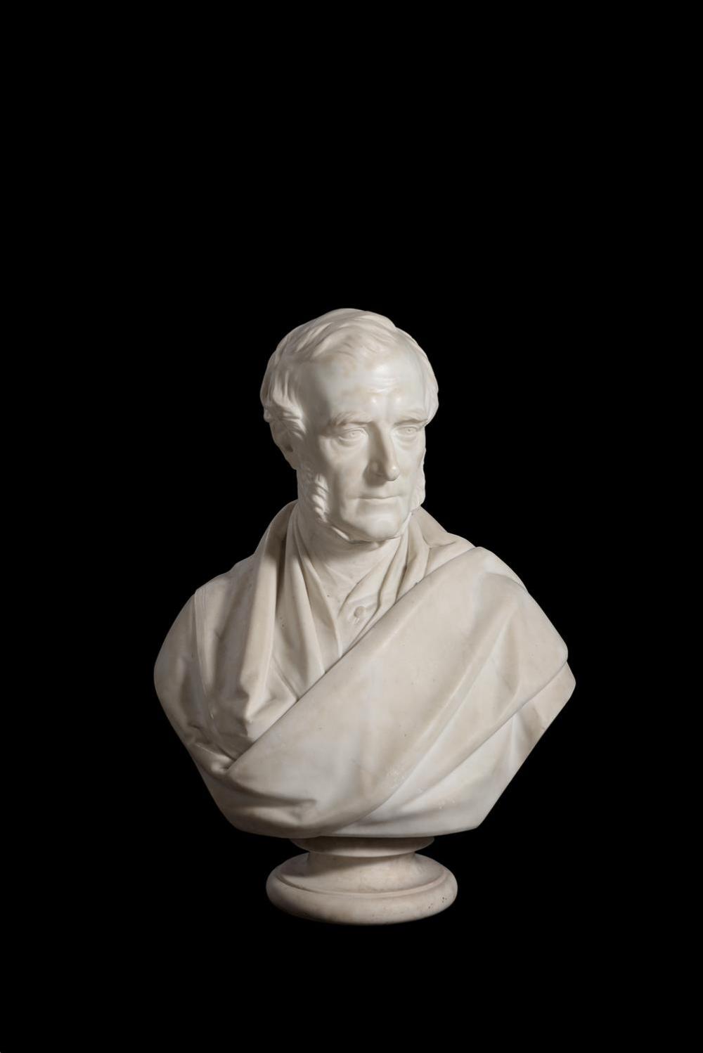 Matthew Noble comparable auction result: matthew noble british 1818 1876 a marble bust of frederick dawes danvers esq