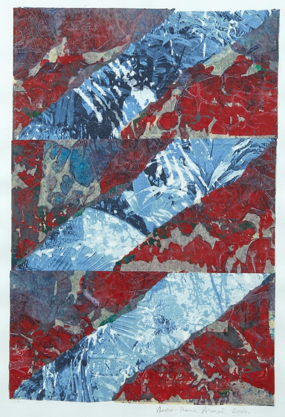 André-Pierre Arnal comparable auction result: andr pierre arnal n en 1939 sans titre 2007 collage sur papier