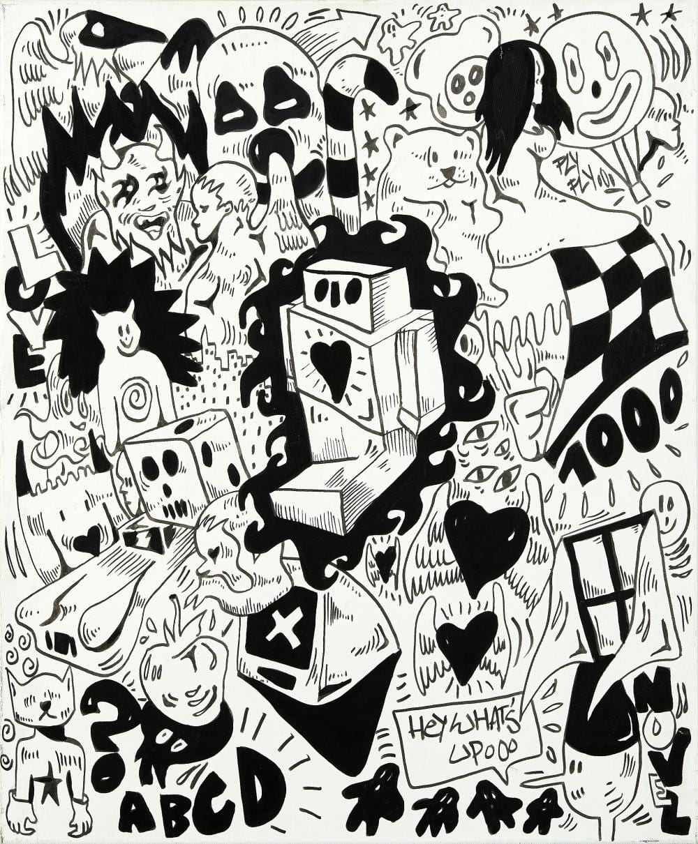 Fabien Verschaere comparable auction result: fabien verschaere n en 1975 universal 2009 acrylique sur toile