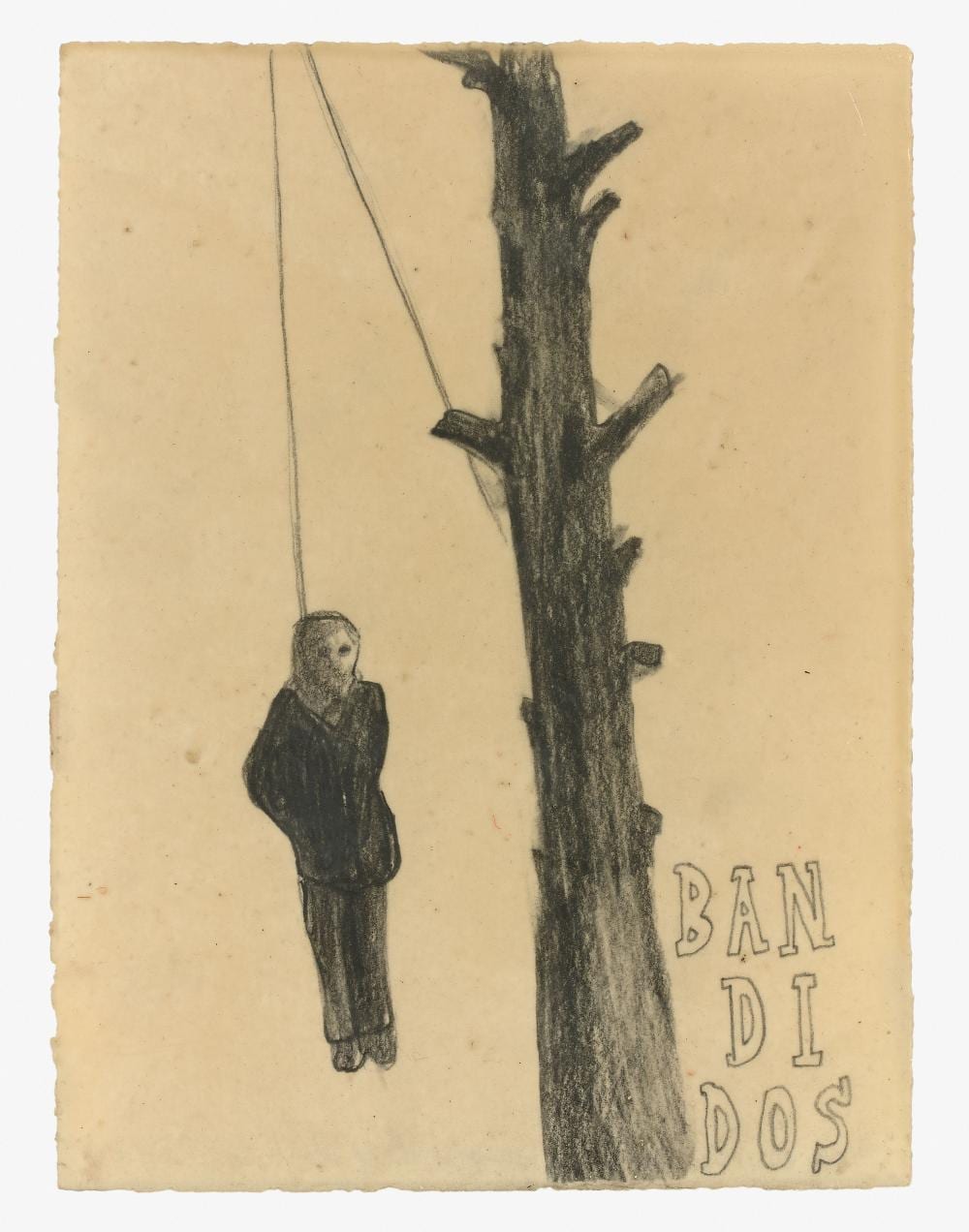 Sandra Vasquez de la Horra comparable auction result: sandra vasquez de la horra n e en 1967 bandidos 2007 crayon et cire sur papier