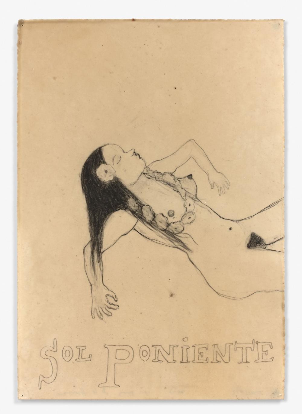 Sandra Vasquez de la Horra comparable auction result: sandra vasquez de la horra n e en 1967 sol poniente 2007 crayon et cire sur papier