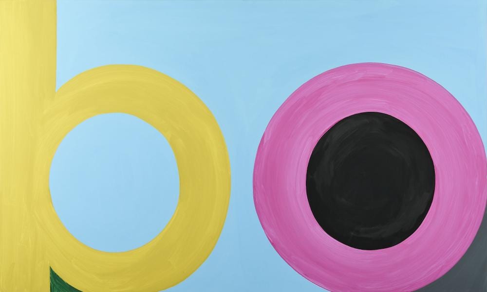 Claude Closky comparable auction result: claude closky n en 1963 sans titre bo 2010 acrylique sur toile