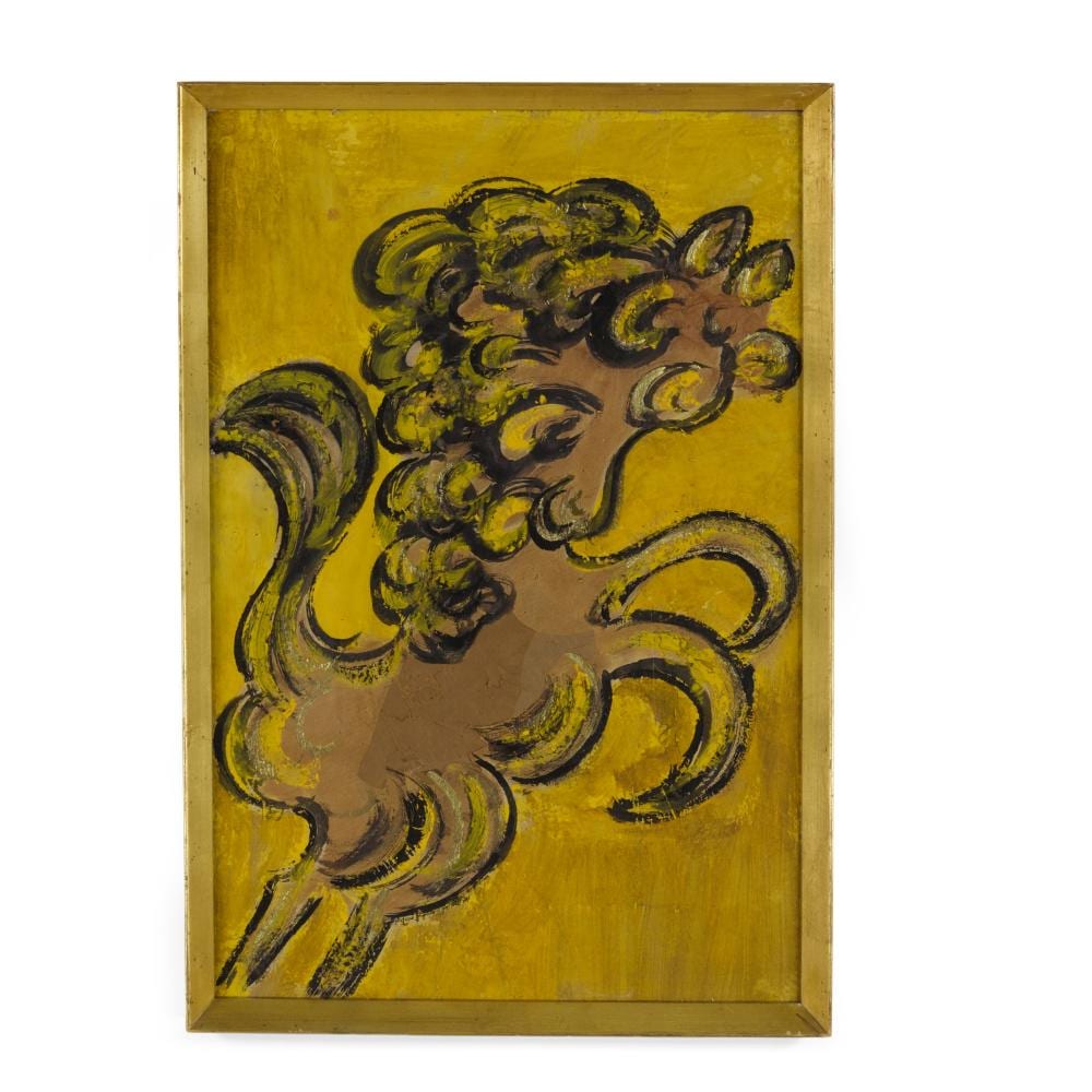 jes s reyes ferreira 1882 1977 stallioncirca 1947gouache and aniline on china paper30 x 19 1 4in 76 2 x 48 8cm · Bonhams · 2021-03-25 Jesús Reyes Ferreira comparable auction result: jes s reyes ferreira 1882 1977 stallioncirca 1947gouache and aniline on china paper30 x 19 1 4in 76 2 x 48 8cm