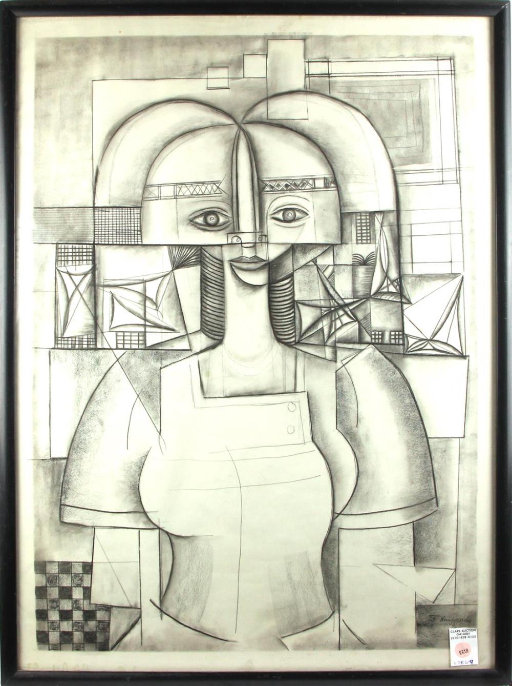 Francis Nnaggenda comparable auction result: work on paper francis nnaggenda