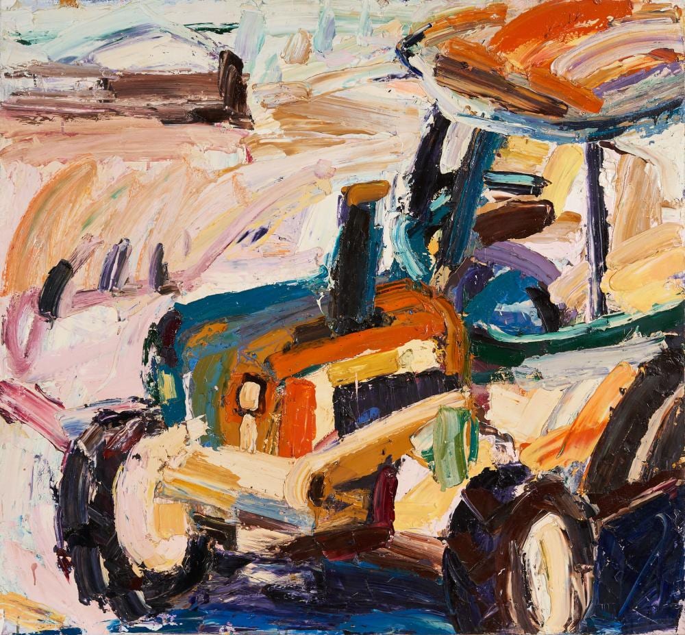 Craig Waddell comparable auction result: craig waddell 1973 hungry hollow 2004 oil on canvas 120 x 130 cm signed dated and titled verso