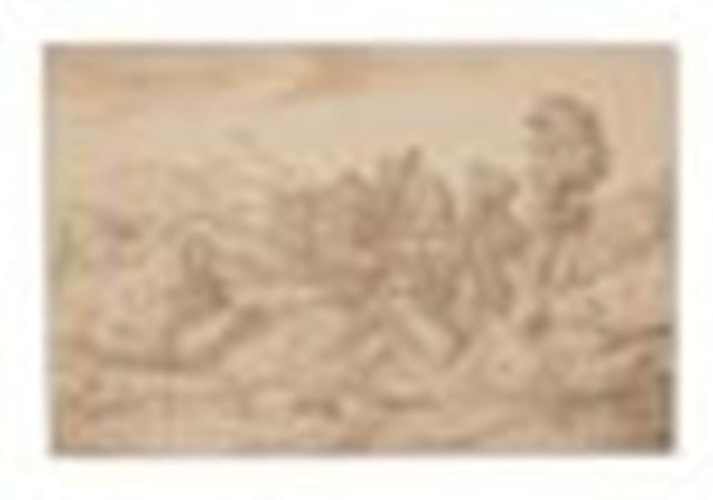 Domenico Campagnola comparable auction result: domenico campagnola venise 1500 1564 padoue paysage arbor avec des paysa