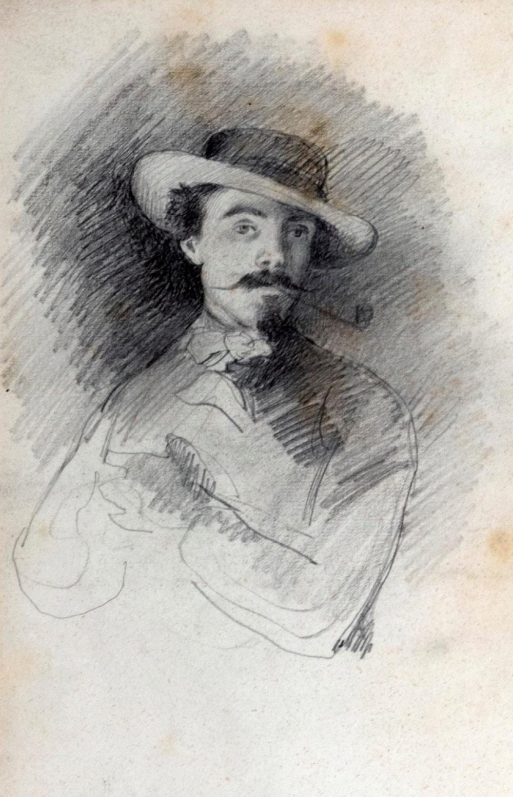 cesare maccari siena 1840 roma 1919 portrait of young man with hat and pipe · Finarte · 2021-03-23 Cesare Maccari comparable auction result: cesare maccari siena 1840 roma 1919 portrait of young man with hat and pipe