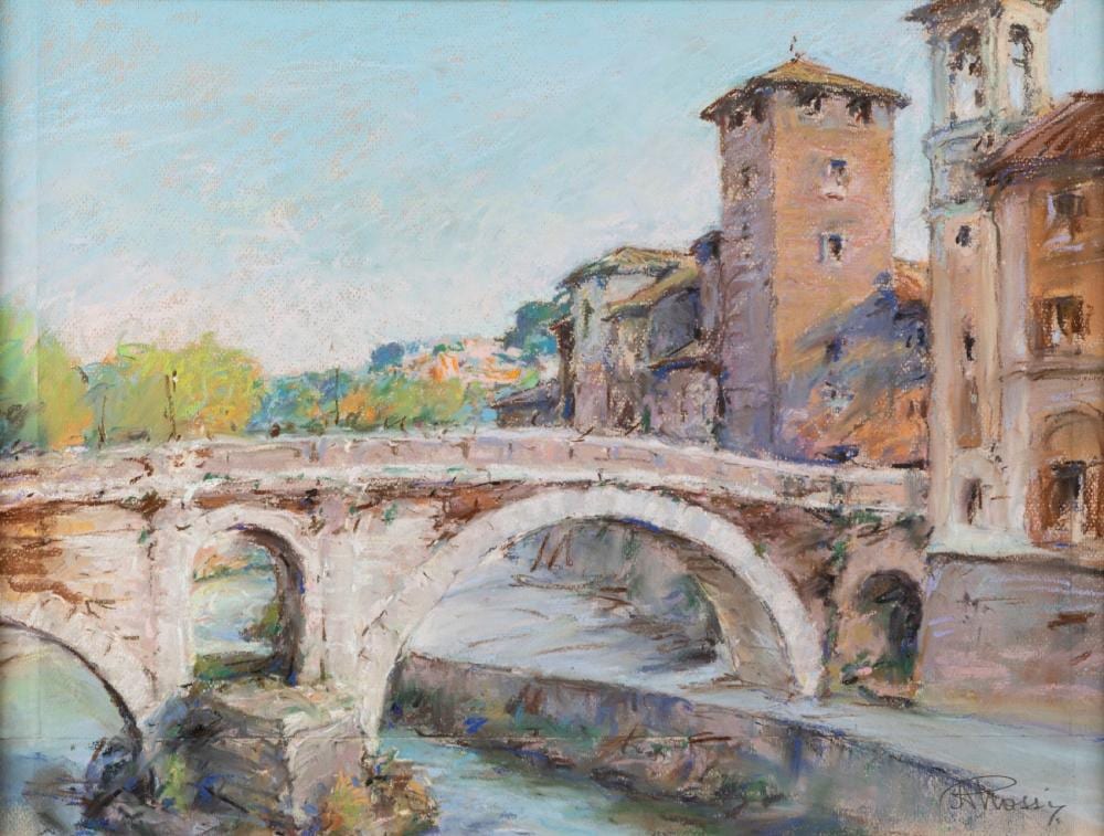 angelo rossi roma 1881 1967 rome the ponte fabricio on the tiber island · Finarte · 2021-03-23 Angelo Rossi comparable auction result: angelo rossi roma 1881 1967 rome the ponte fabricio on the tiber island