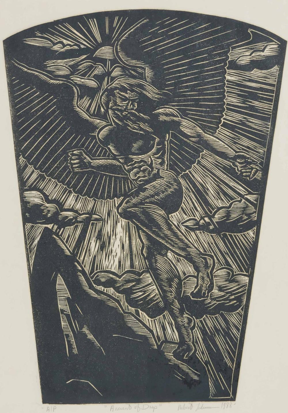 robert lederman ancient of days · Capsule Gallery Auction · 2021-03-25 Robert Lederman comparable auction result: robert lederman ancient of days