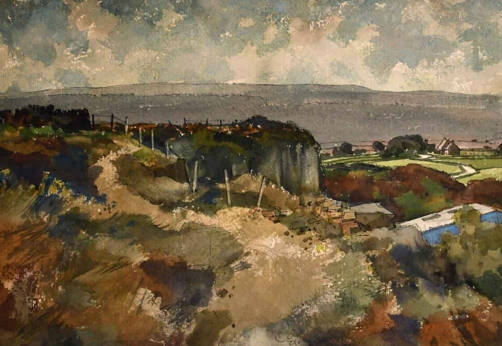 Harry Rutherford comparable auction result: harry rutherford 1903 1985 british a rocky landscape watercolour signed l r h rutherford 10 x 14 pro