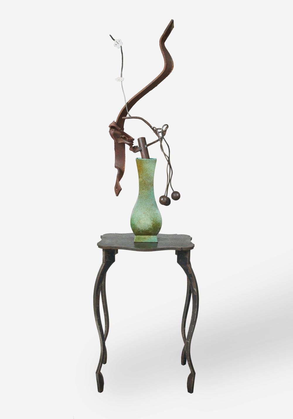 David Kimball Anderson comparable auction result: david kimball anderson table with plant
