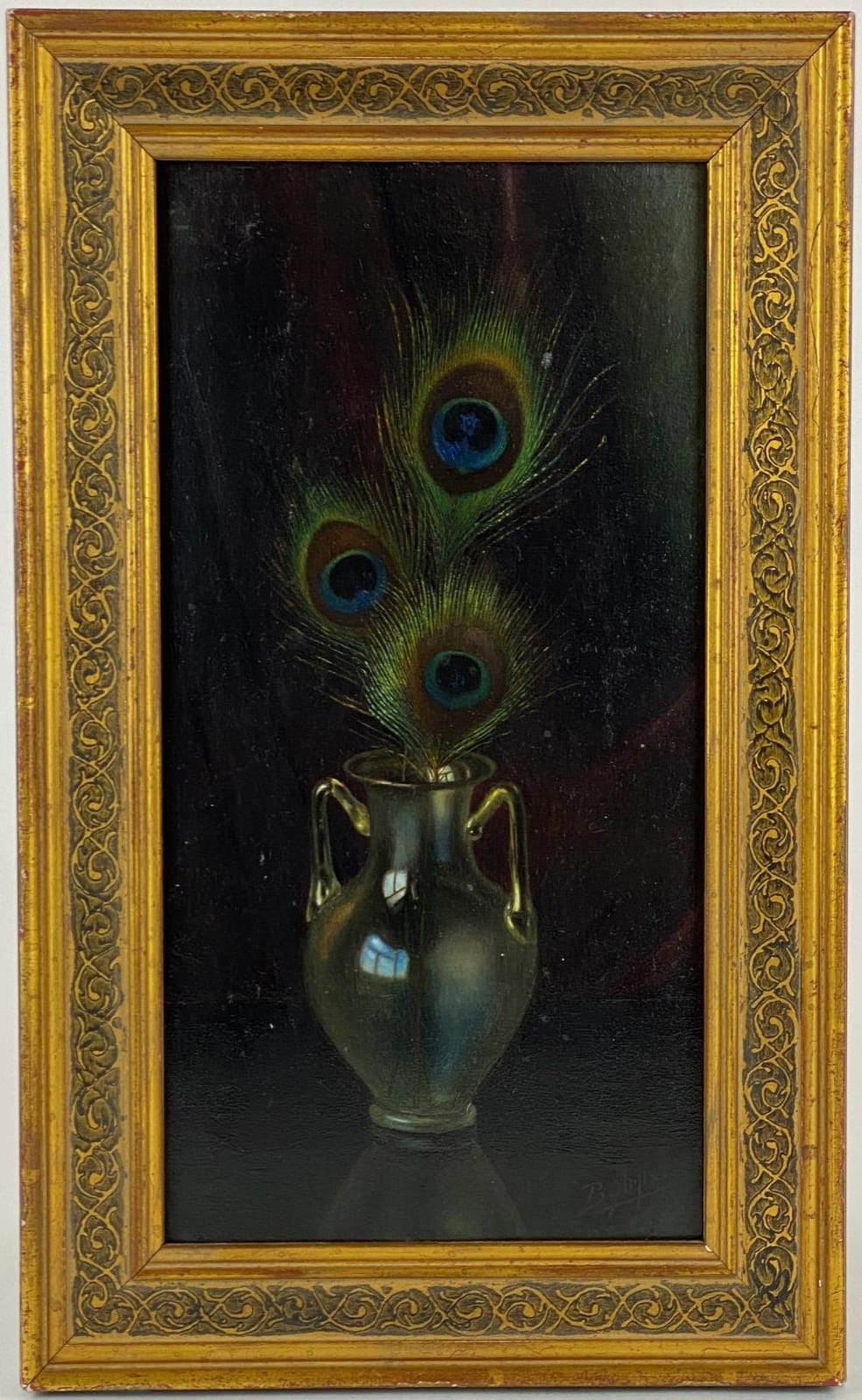 Bernardus Arps comparable auction result: peacock feathers by bernardus arps