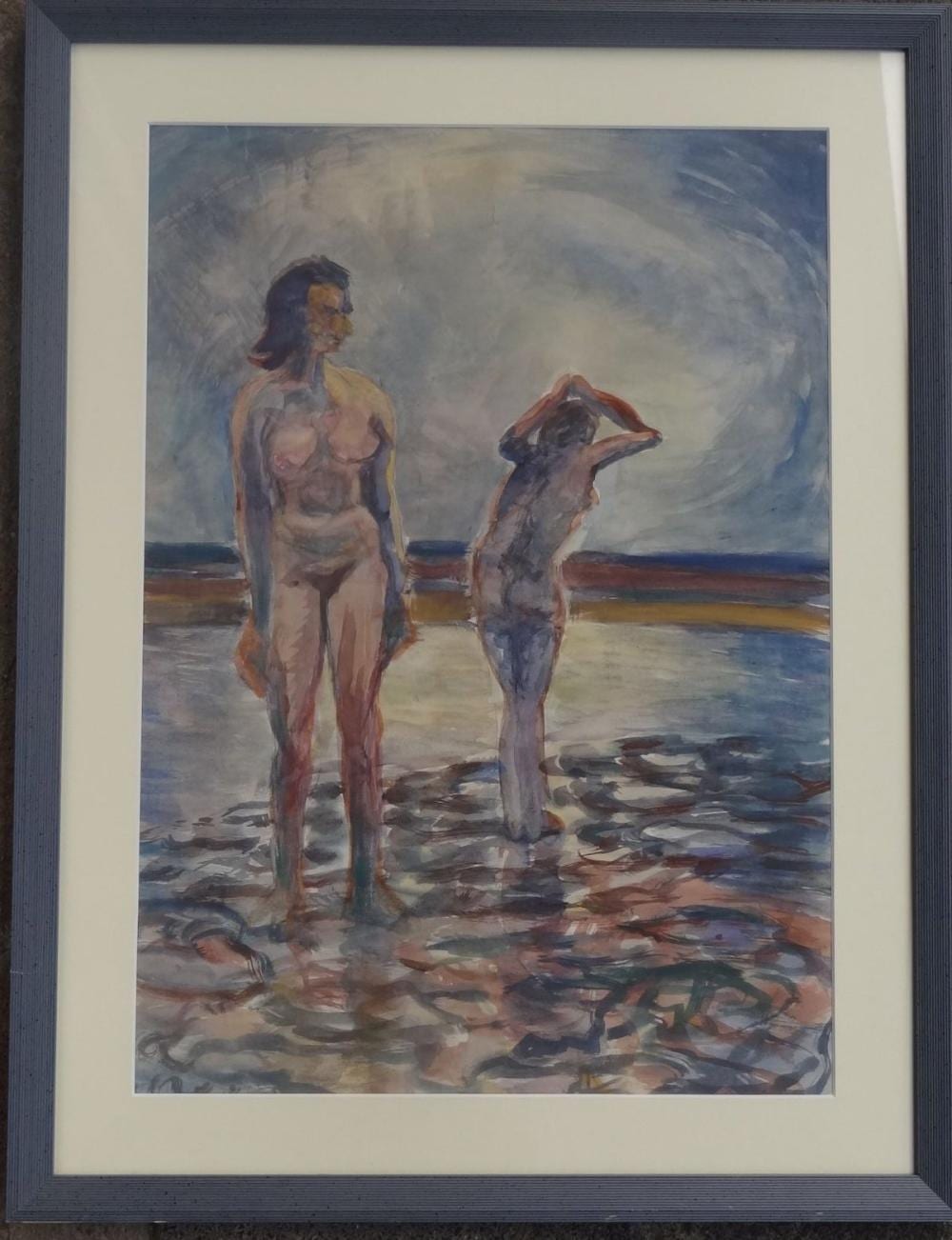 Richard Curdes comparable auction result: richard curdes 1891 1974 badende aquarell