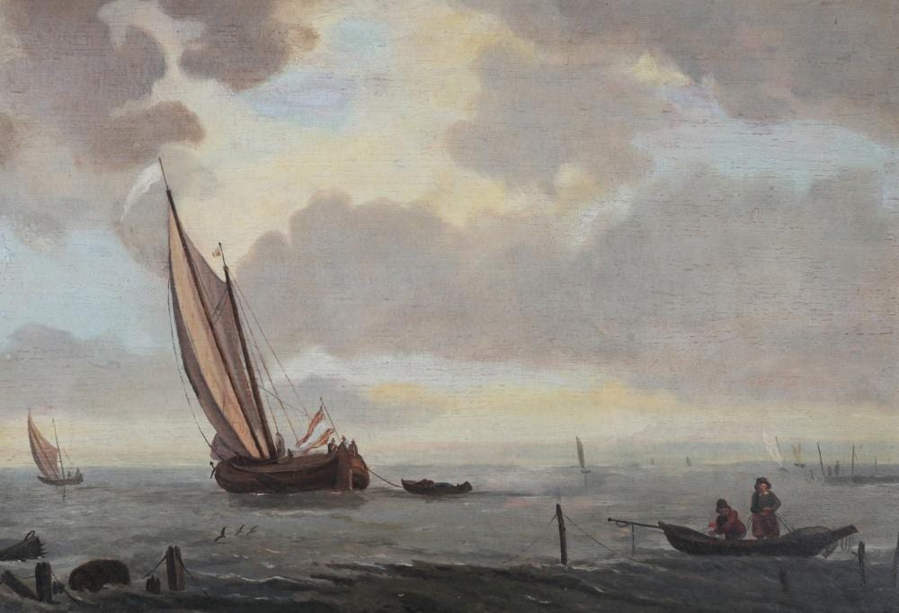 johan adolf rust harbor scene o b · Blackwell Auctions LLC · 2021-04-10 Johan Adolph Rust comparable auction result: johan adolf rust harbor scene o b