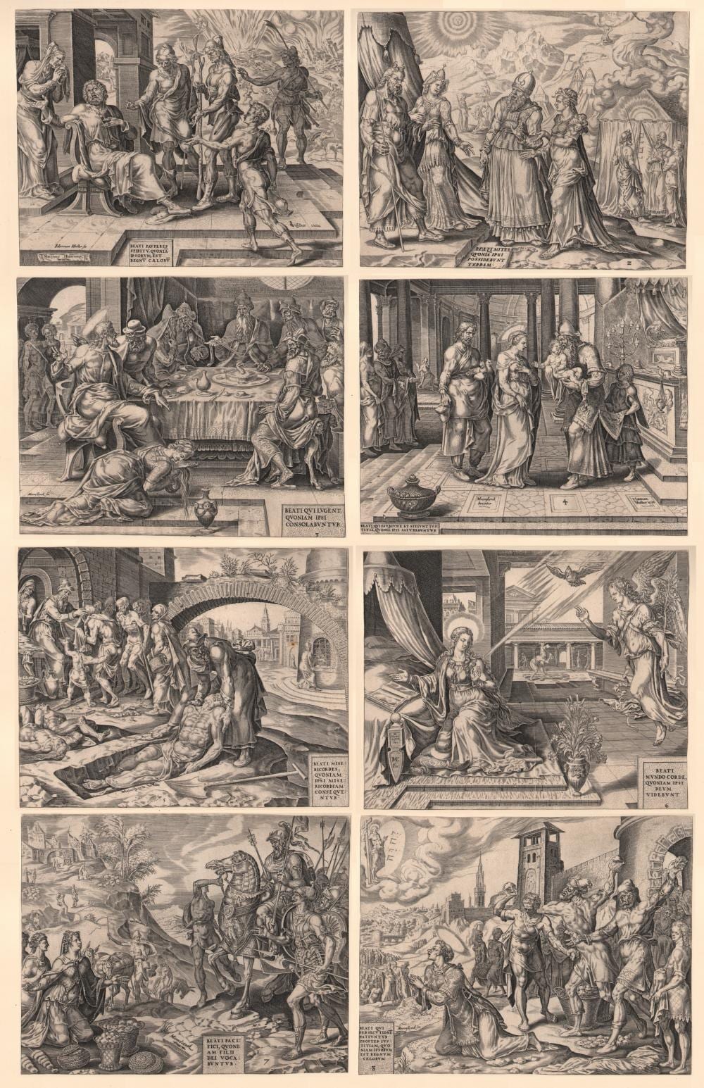 Harmen Jansz. Muller comparable auction result: harmen jansz muller 1540 1617 the eight beatitudes heemskerck
