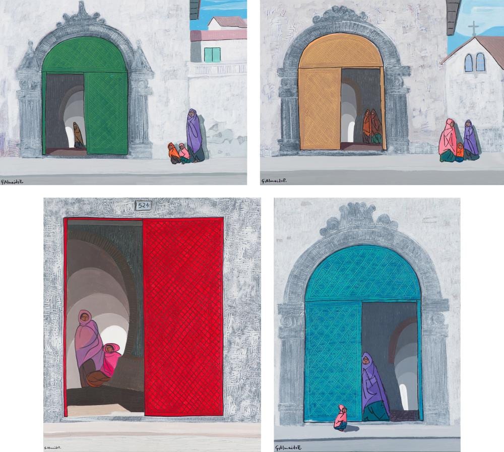 Gilberto Almeida comparable auction result: gilberto almeida 4 paintings