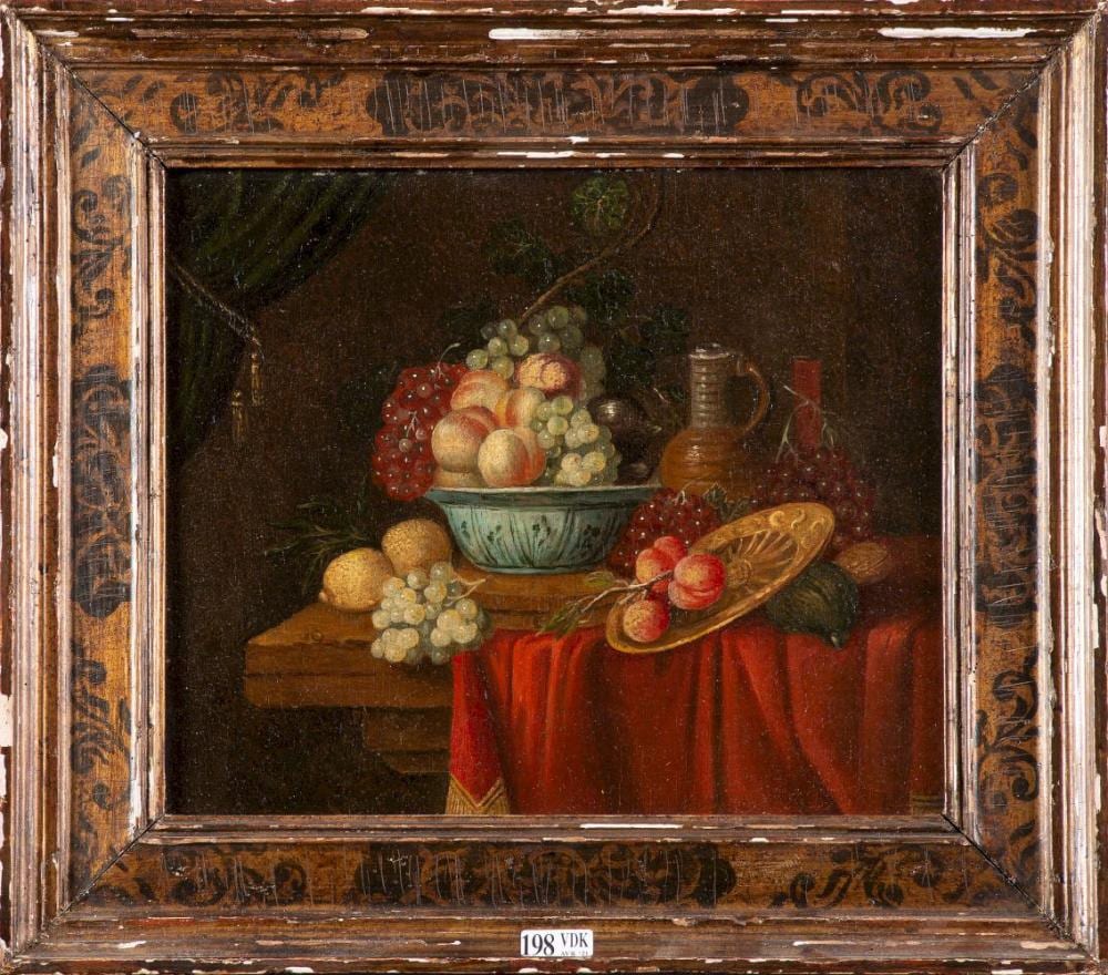 Jan Pauwel (1651) Gillemans comparable auction result: huile sur toile maroufl e sur toile nature morte aux fruits attribu l atelier jan pauwel gille