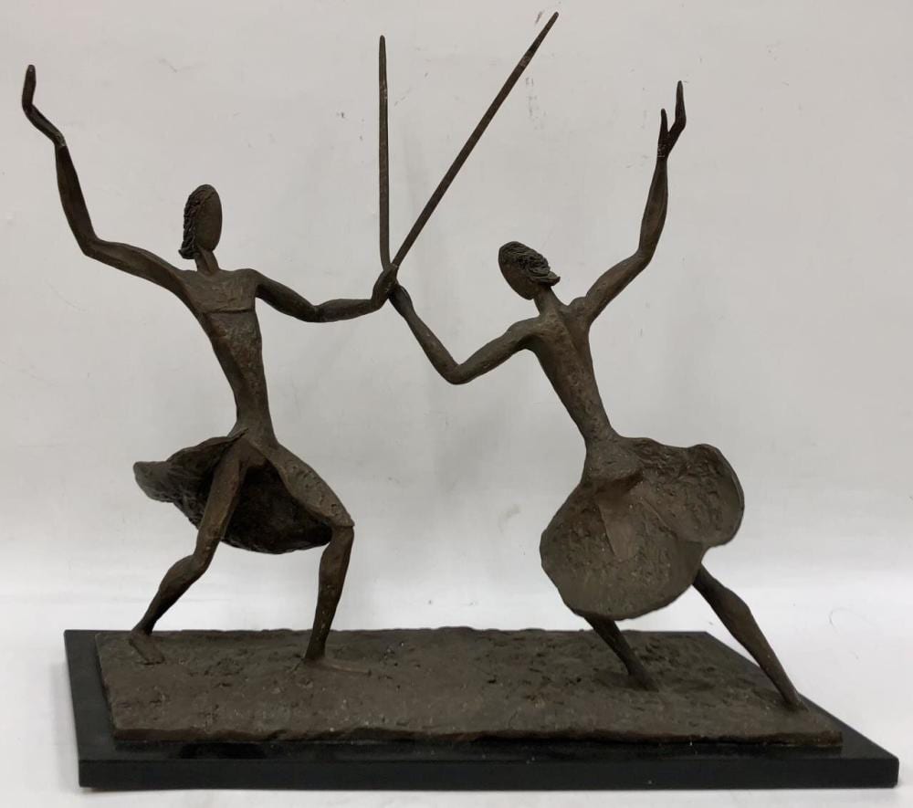 Estelle Goodman comparable auction result: large bronze sculpture by estelle goodman