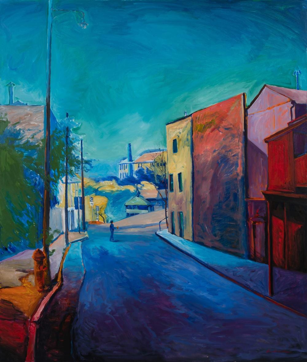 Robin Anderson comparable auction result: robin anderson american b 1951 lower main street jerome