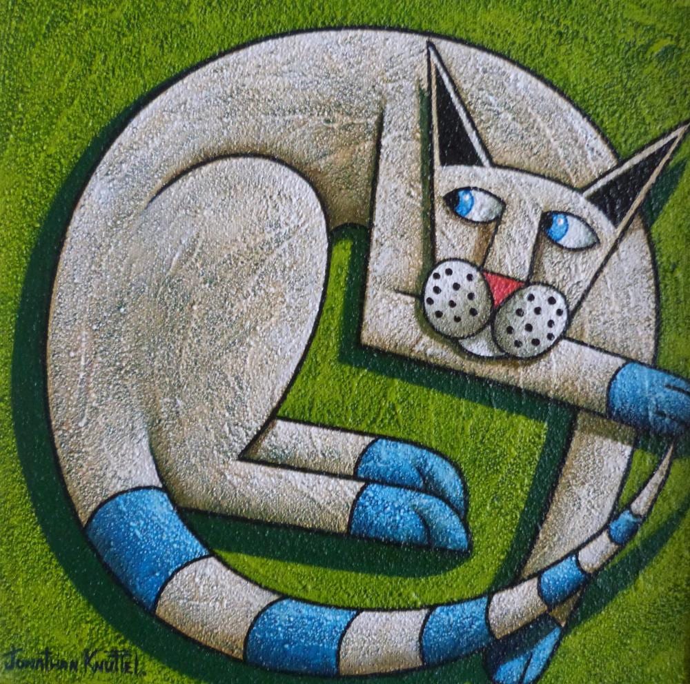 Jonathan Knuttel comparable auction result: jonathan knuttel green cat