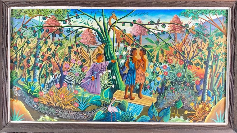 Gessner Abelard comparable auction result: gessner abelard haiti b 1922 painting