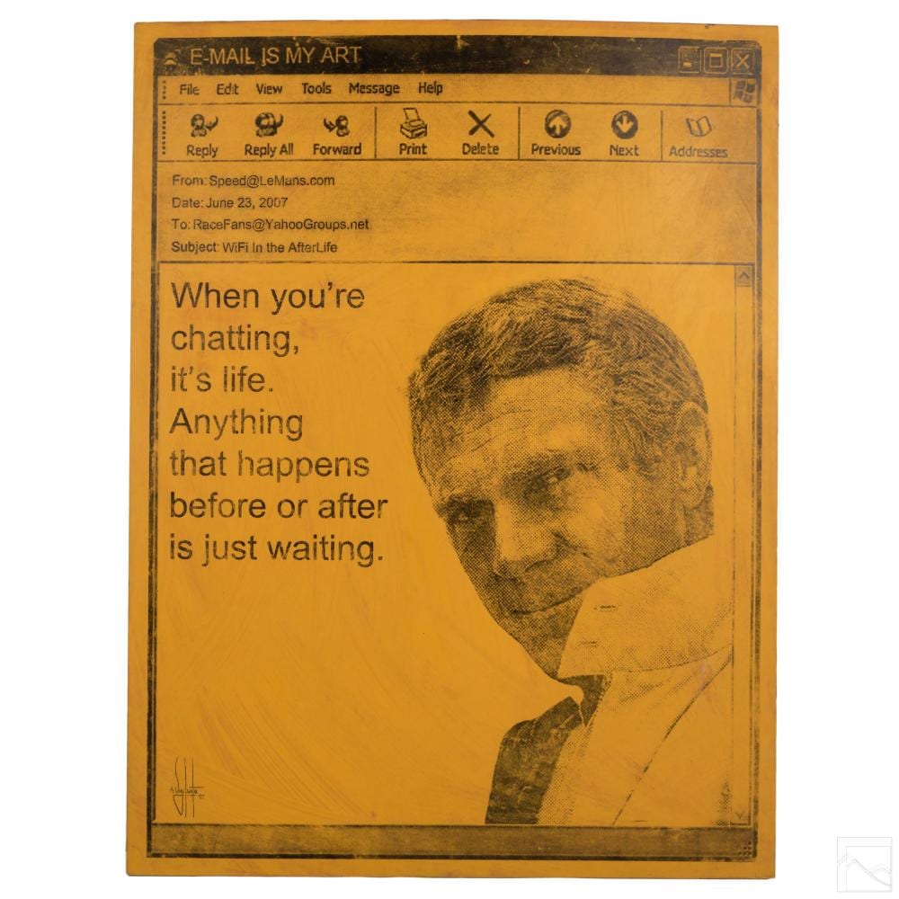 Alejandro Vigilante comparable auction result: a vigilante b 1964 steve mcqueen pop art painting