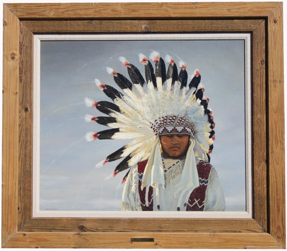 Lunda Hoyle Gill comparable auction result: lunda hoyle gill 1928 2003 crow indian