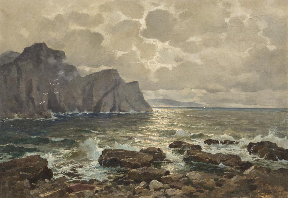 Ilio Giannaccini comparable auction result: oil painting by ilio giannaccini