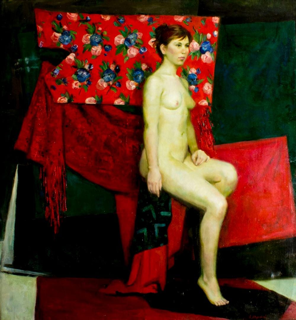 Anna Marinova comparable auction result: anna marinova russia born 1983 oil painting