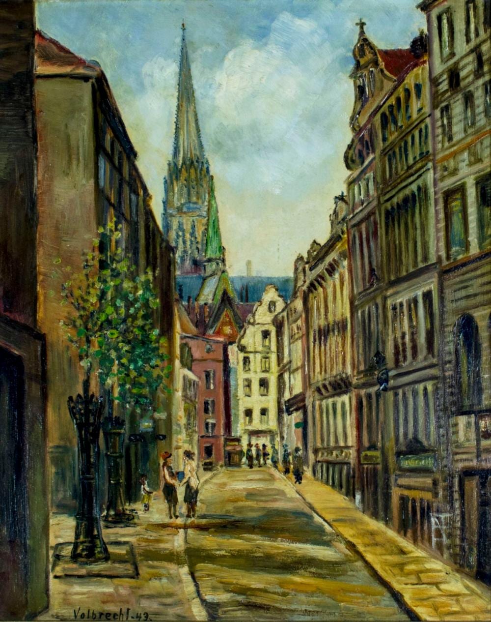 ernst volbrecht german 1877 1954 oil painting · Broward Auction Gallery LLC · 2021-06-06 Ernst Volbrecht comparable auction result: ernst volbrecht german 1877 1954 oil painting