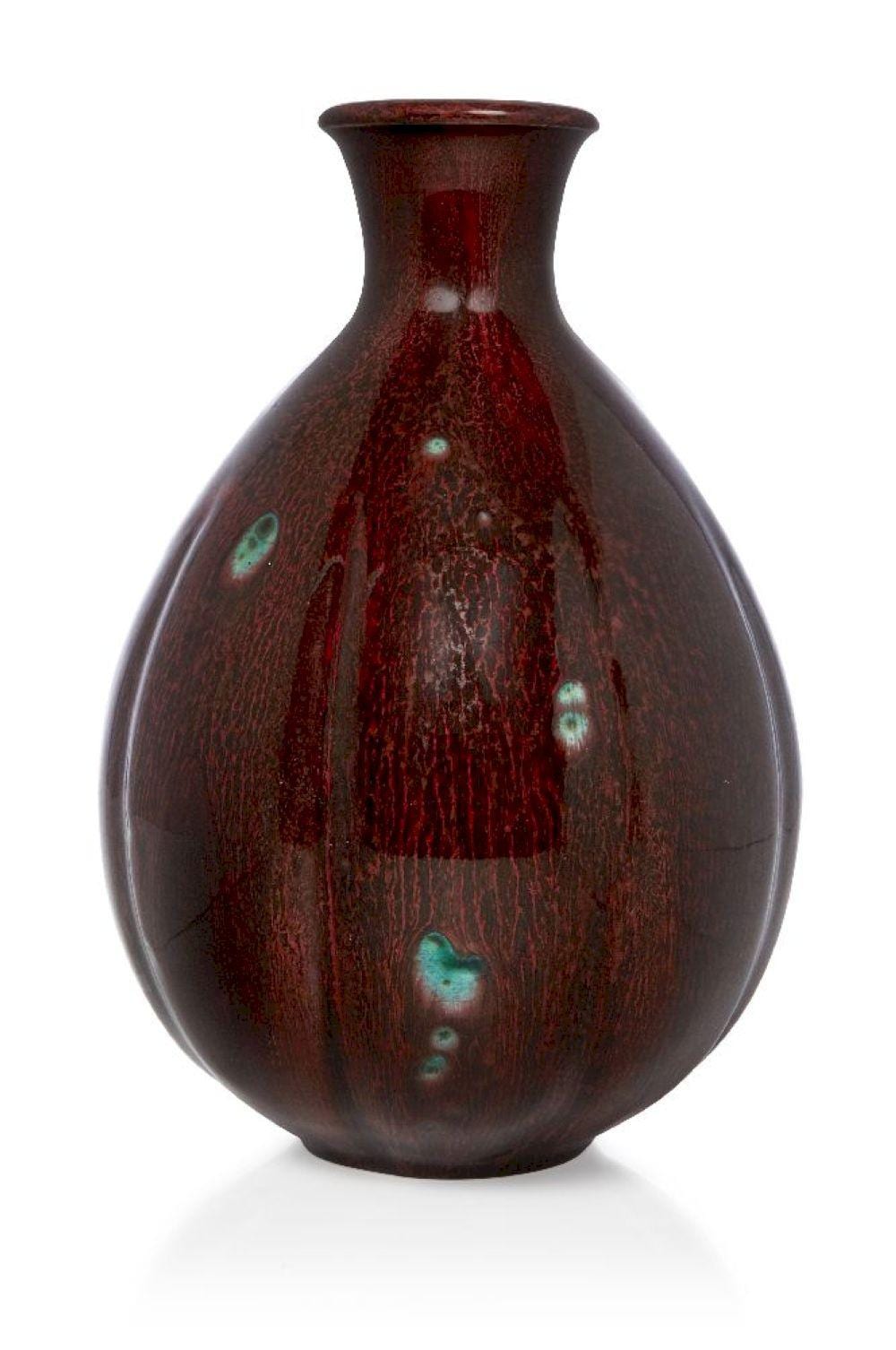 Frédéric Kiefer comparable auction result: fr d ric kiefer french 1894 1977 a stoneware high fired vase c 1930 impressed potters mark f kie