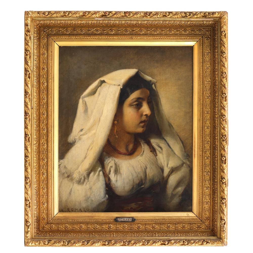 Anton Romako comparable auction result: anton romako neapolitan