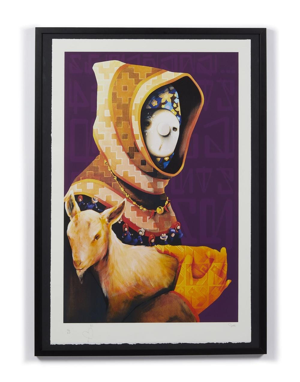 Inti Castro comparable auction result: inti castro chilien n en 1982 pagano 2013 lithographie en couleurs
