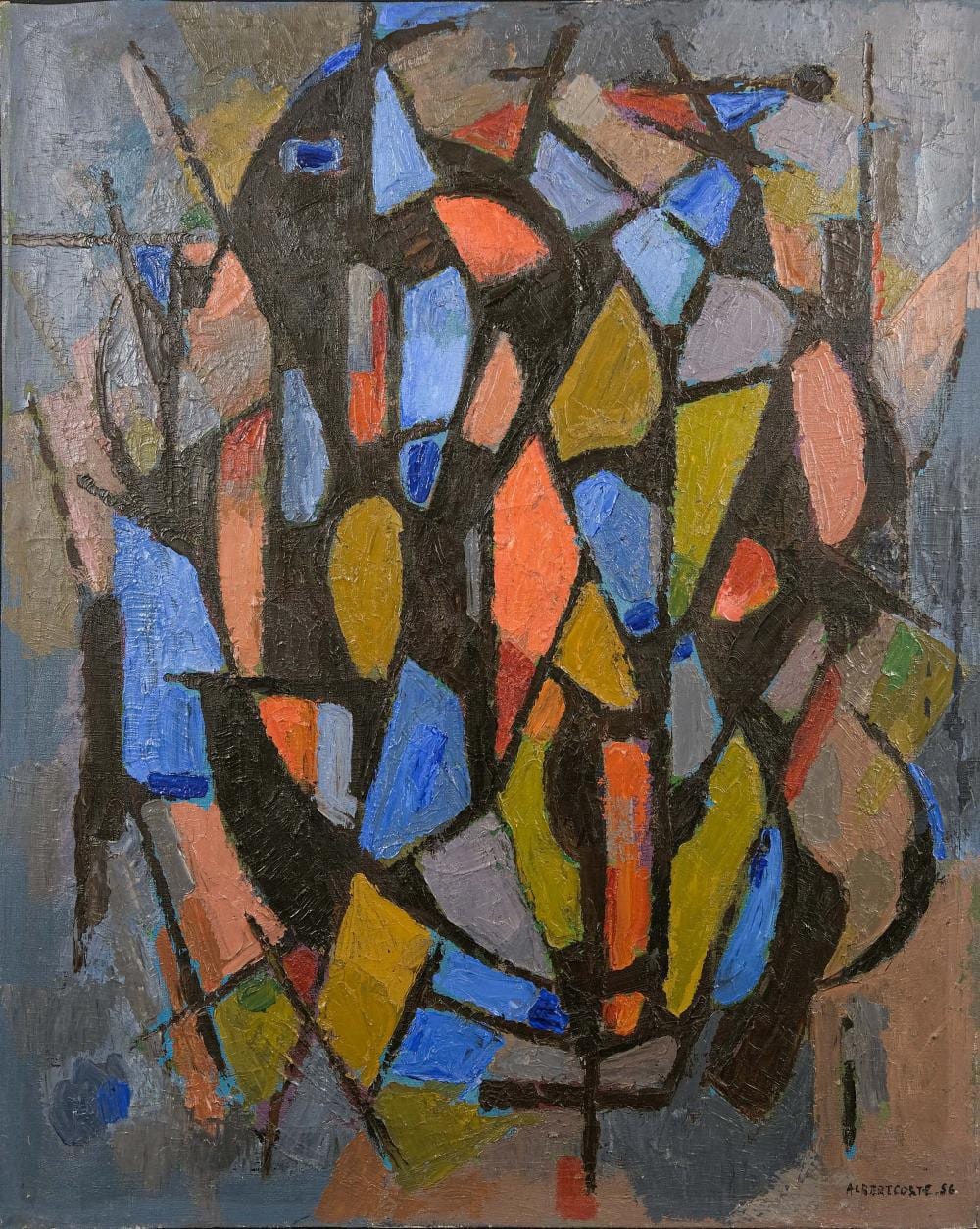 Albert Coste comparable auction result: albert coste 1896 1985 composition 1956
