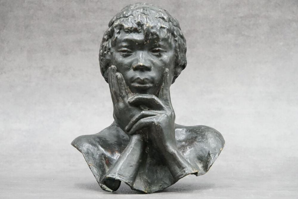 Herbert Ward comparable auction result: herbert ward 1863 1919 buste africain de femme
