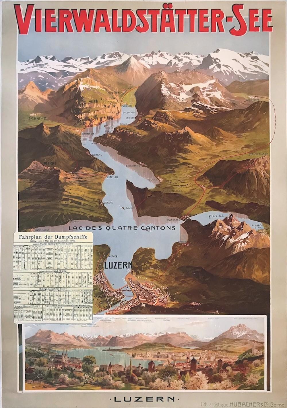 Anton Reckziegel comparable auction result: anton reckziegel 1865 1936 vierwaldstatter see luzern