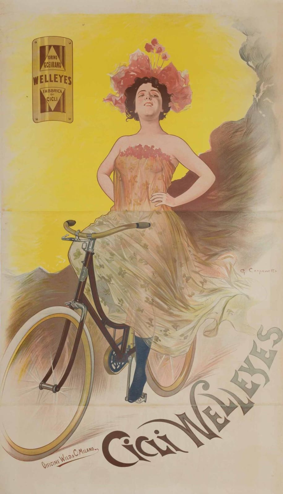 giovanni battista carpanetto 1863 1928 cicli welleyes · Cambi Casa d'Aste · 2021-04-21 Giovanni Battista Carpanetto comparable auction result: giovanni battista carpanetto 1863 1928 cicli welleyes