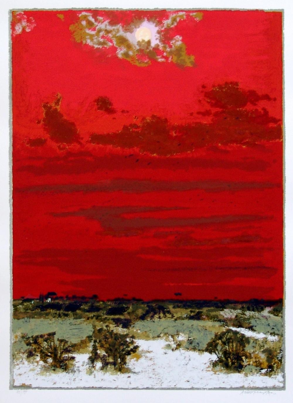 Natale Addamiano comparable auction result: natale addamiano 1943 bitetto italia stormo serale 2006